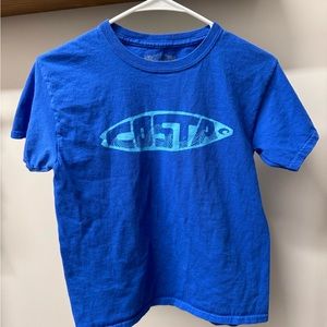 Blue boys costa shirt